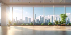 پنجره دوجداره در شهر زیبا