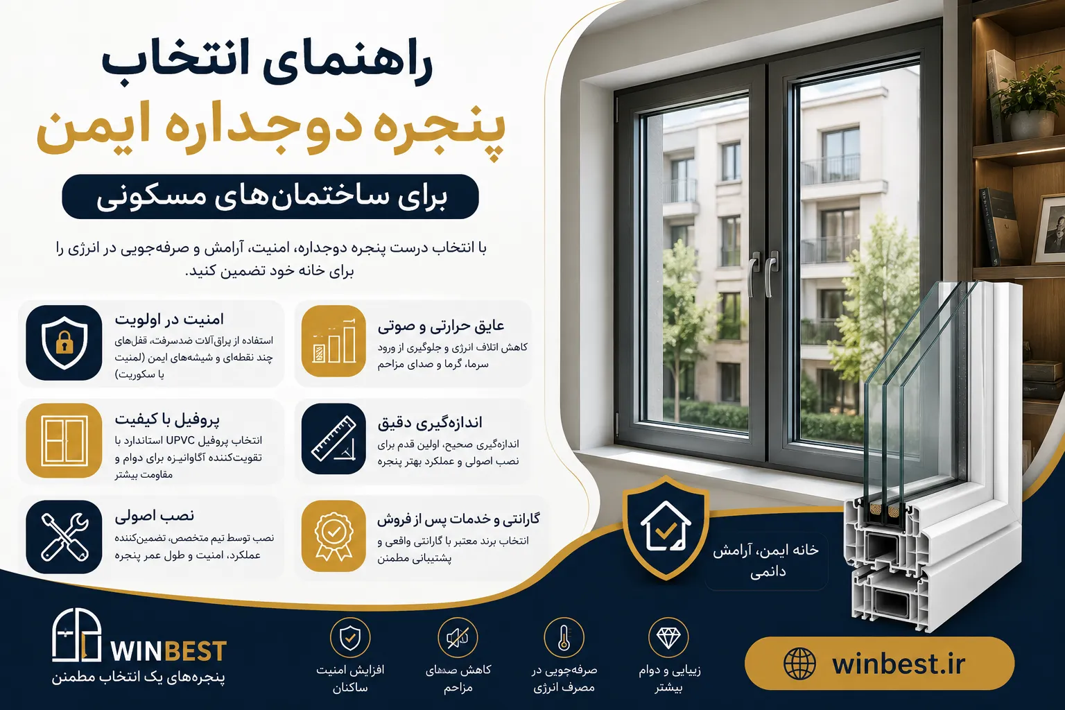 پنجره دوجداره ایمن