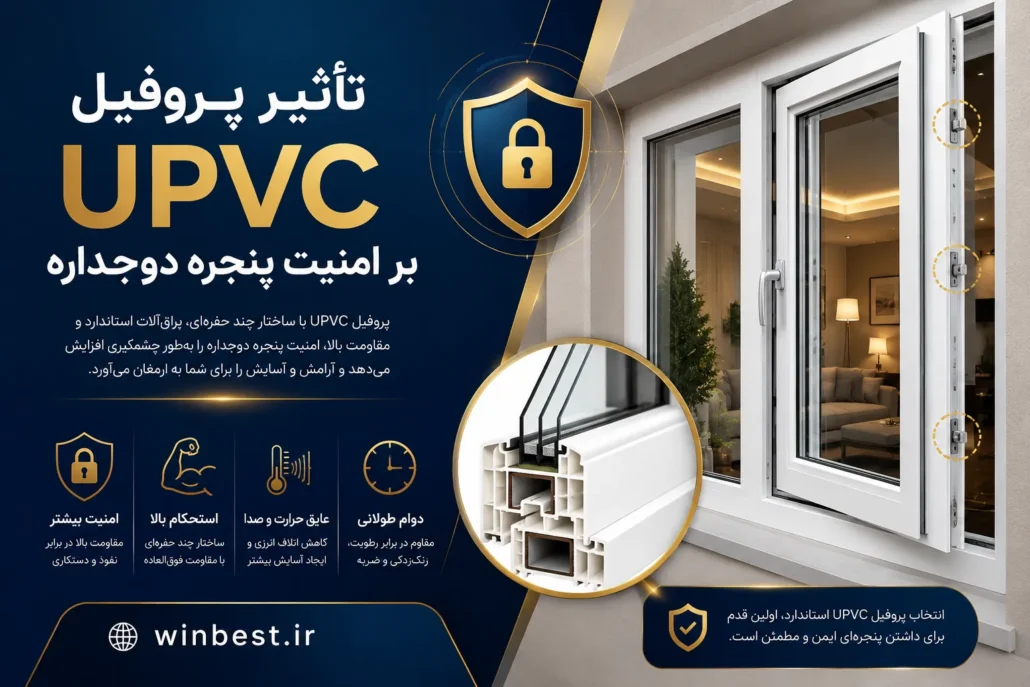 تأثیر پروفیل UPVC بر امنیت پنجره دوجداره