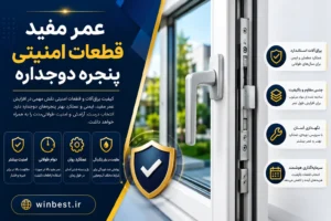 عمر مفید قطعات امنیتی پنجره دوجداره